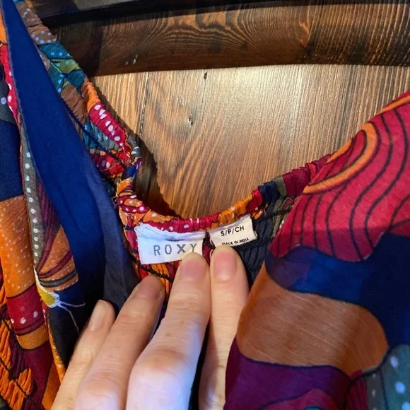 Roxy Sea Siren Maxi Chiffon Strapless Dress - Picture 7 of 9